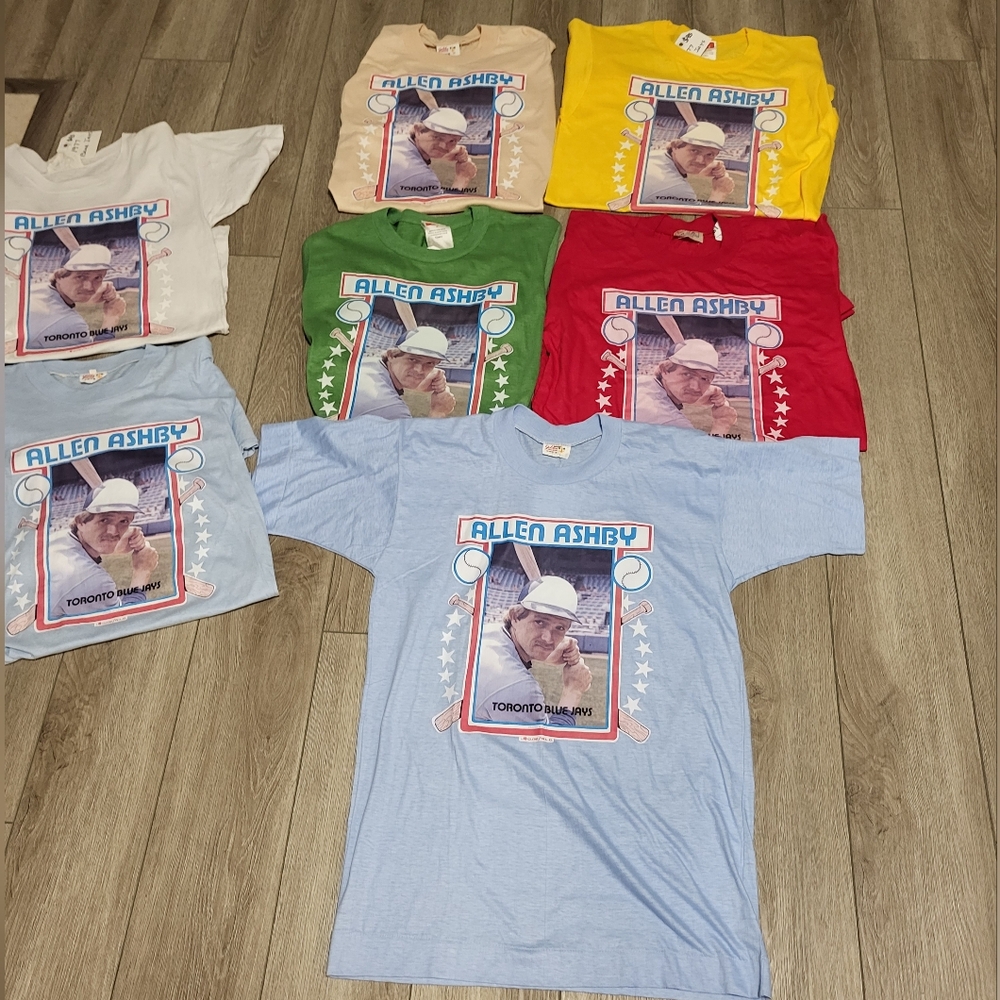 Rare 1977 Bluejays First Team Promo Shirt Allen Ashby